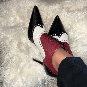 Gucci: “Gia” Malaga Kid Ankle Boots